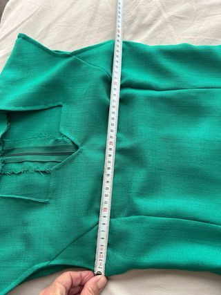 Elegante vestido verde