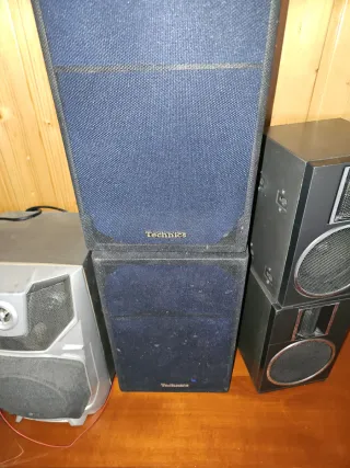 Altavoces Technics Negro/Azul