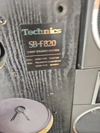 Altavoces Technics Negro/Azul