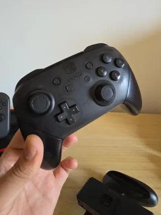 Nintendo Switch Gris y Negro más accesorios