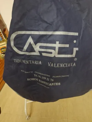 Can Can Fallera Niña Blanco