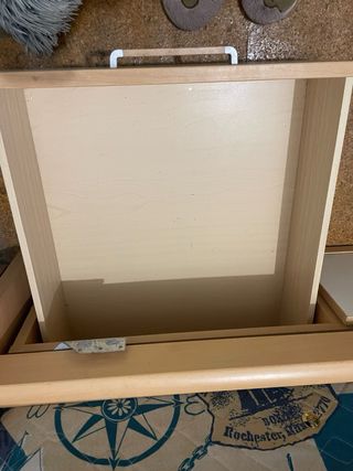 Cama nido madera y tela