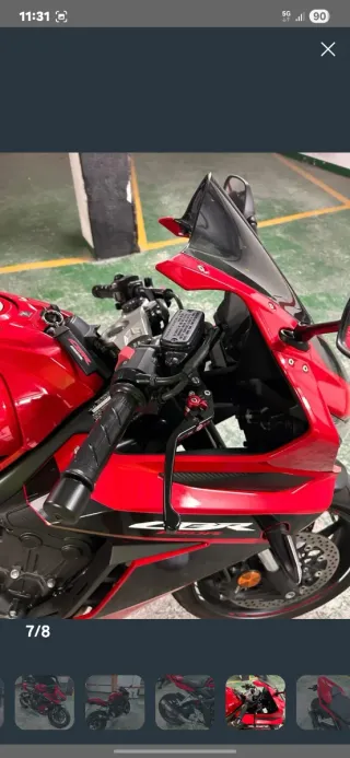 Honda CBR650R 2023 Roja y Negra