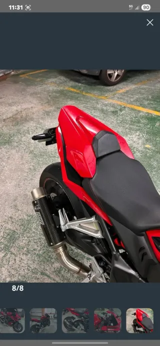 Honda CBR650R 2023 Roja y Negra