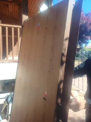 Dos Puerta Antiokupa Madera