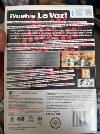 Juego Wii La Voz Vol. 2