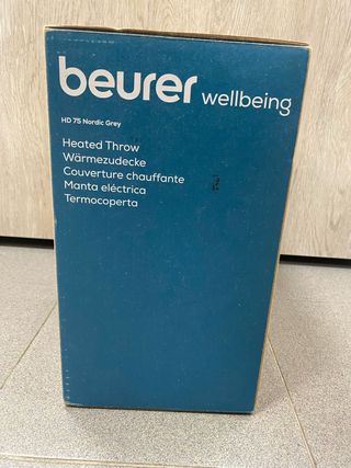 Termocoperta Beurer HD 75 nordic grey
