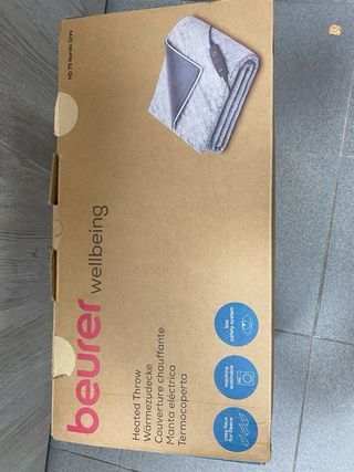 Termocoperta Beurer HD 75 nordic grey