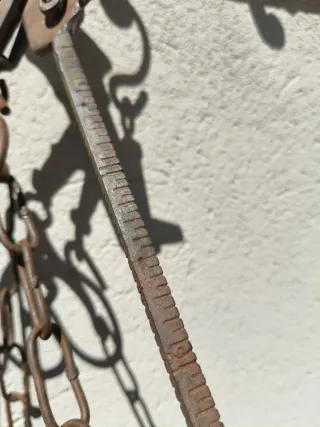 Antica bilancia a stradera