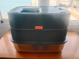 Box per gatti XXL in acciaio inossidabile