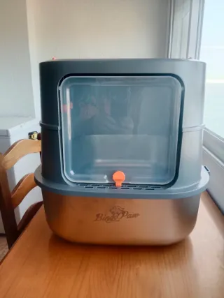 Box per gatti XXL in acciaio inossidabile