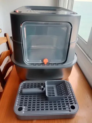 Box per gatti XXL in acciaio inossidabile