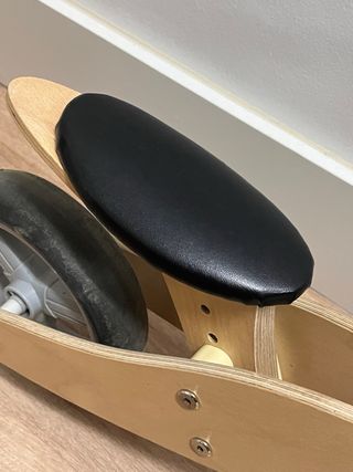 Bicicleta madera sin pedales