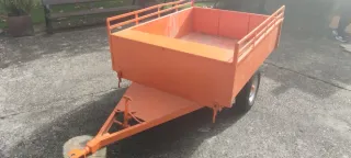 Motocultor Piva M9 B y remolque con accesorios