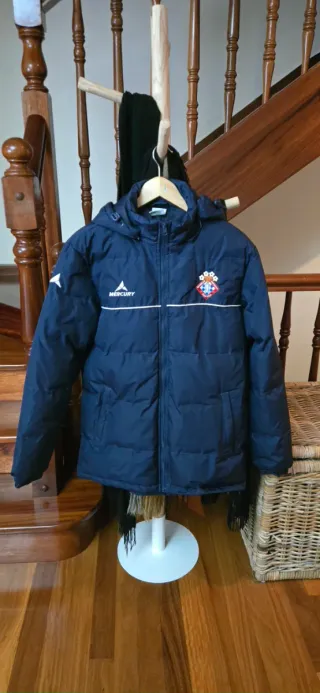 Anorak azul club de fútbol Begoña talla M