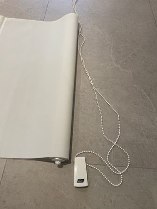 Estores enrollables Luxaflex blancos 70 cm
