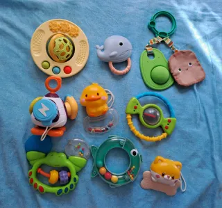 Lote Juguetes Bebé Sonajeros