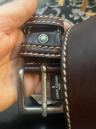 Cintura Loris Azzaro Pelle Marrone