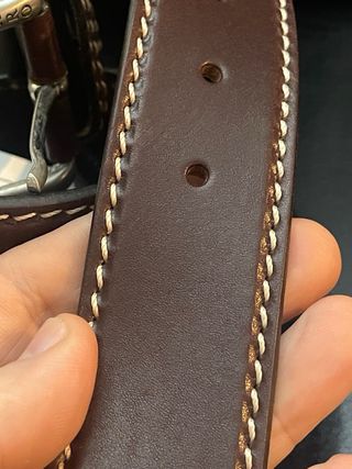 Cintura Loris Azzaro Pelle Marrone