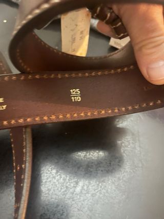 Cintura Loris Azzaro Pelle Marrone