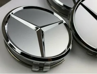 Mercedes 75mm Centro Rueda Llanta Tapabujes AMG