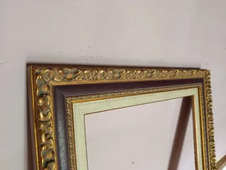 Marco Antiguo Dorado y Morado