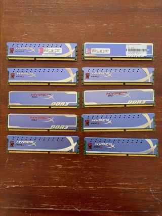 10 x DDR3 4GB Módulos de Memoria RAM