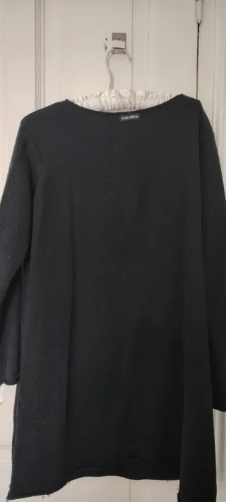 Vestido Sudadera Negro Corazón Amor