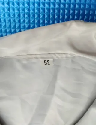 Blusa Vintage Bordada Floral Talla 52 Beige