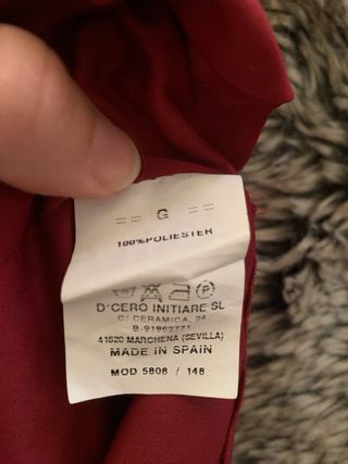 Vestido d'cero Talla L