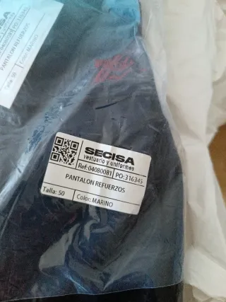 Pantalón de trabajo azul talla 50