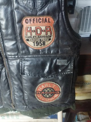 Gilet in pelle Harley-Davidson