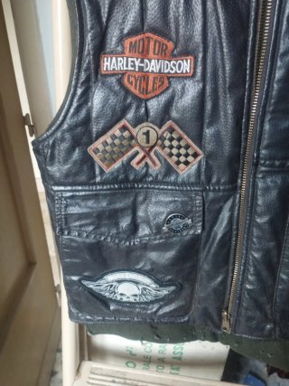 Gilet in pelle Harley-Davidson