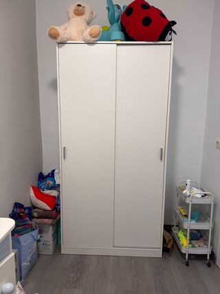 Armario puertas correderas blanco