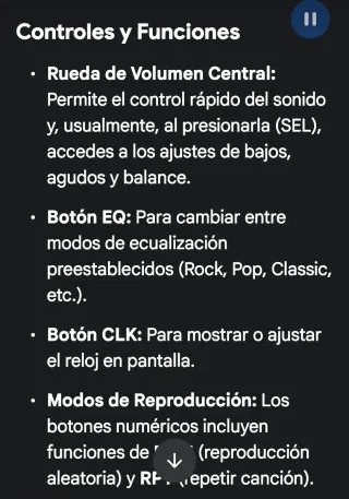 Radio Coche Pioneer DX-AR-370