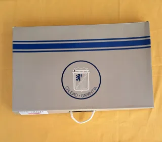 Set di lenzuola in raso blu 1,35m