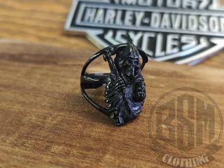 Anello grim reaper black