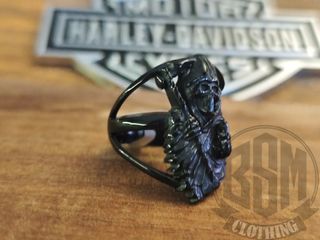 Anello grim reaper black