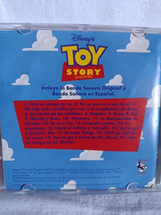CD Toy Story Disney Banda Sonora Original