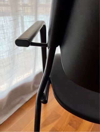 Conjunto 6 sillas comedor negras