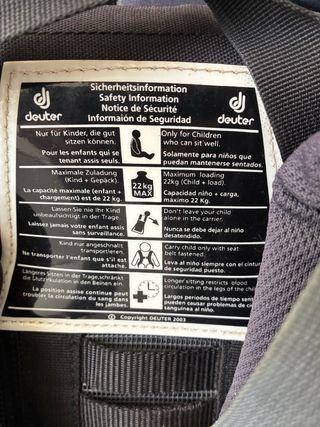 Mochila Portabebés Deuter