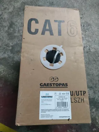 Cable UTP Cat 6 GAESTOPAS 305m LSZH