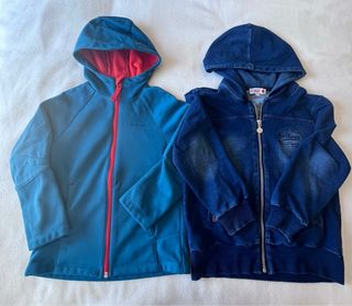 2 Chaquetas Niño Talla 5-6 Años (116cm)