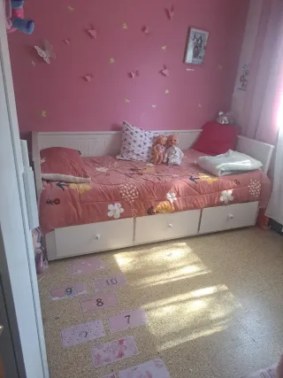 Sofá Cama Individual/Matrimonio con los 2 colchone