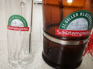 Bottiglia Vuota di Birra Svizzera St. Galler