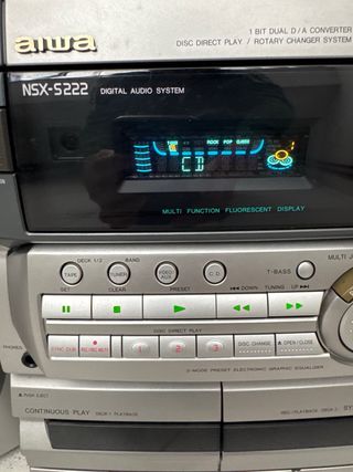 Minicadena Aiwa NSX-S222 CD/Doble Cassette