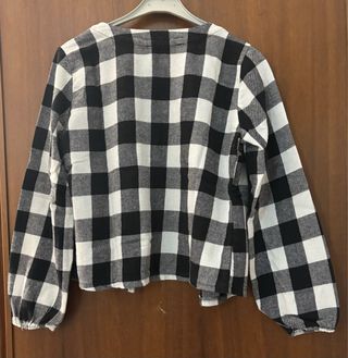 Camicia quadri vichy con laccetti