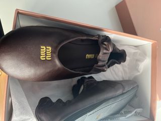 Ballerine Miu Miu Marroni Taglia 39