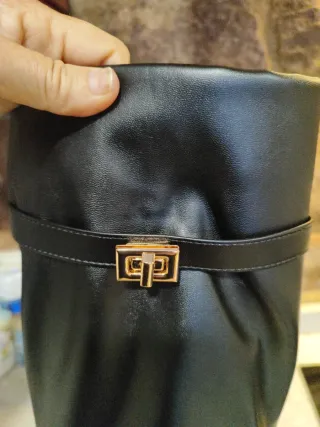 Stivali alti neri taglia 37