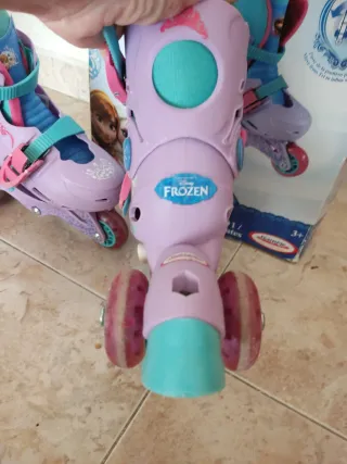 Patines Frozen Ajustables Talla 27-30